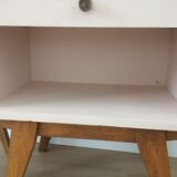 Lot of two vintage bedside tables