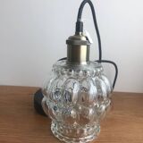 Pendant Light With Vintage Glass Globe Electrical System New