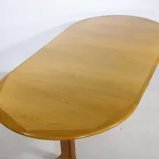 Mid Century Dining Table in Oak by Falster Furniture, 1970s