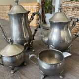 Silver-plated coffee and tea service
