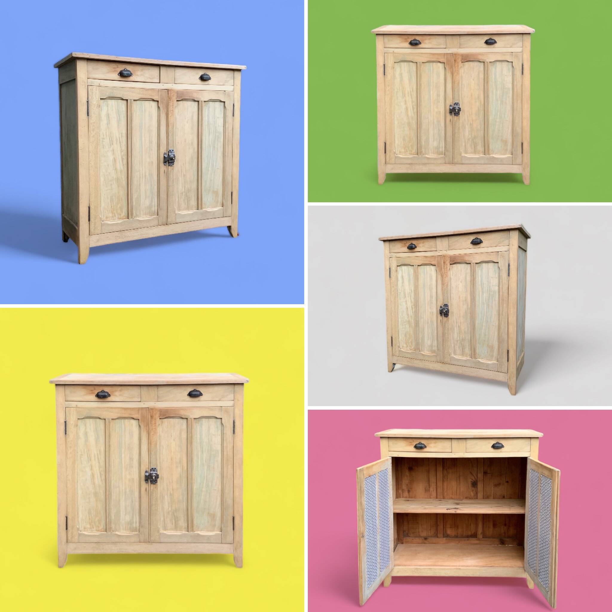 Buffet parisien ancien bois brut