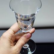 7 verres à porto ou vin blanc en cristal Baccarat ou Saint louis