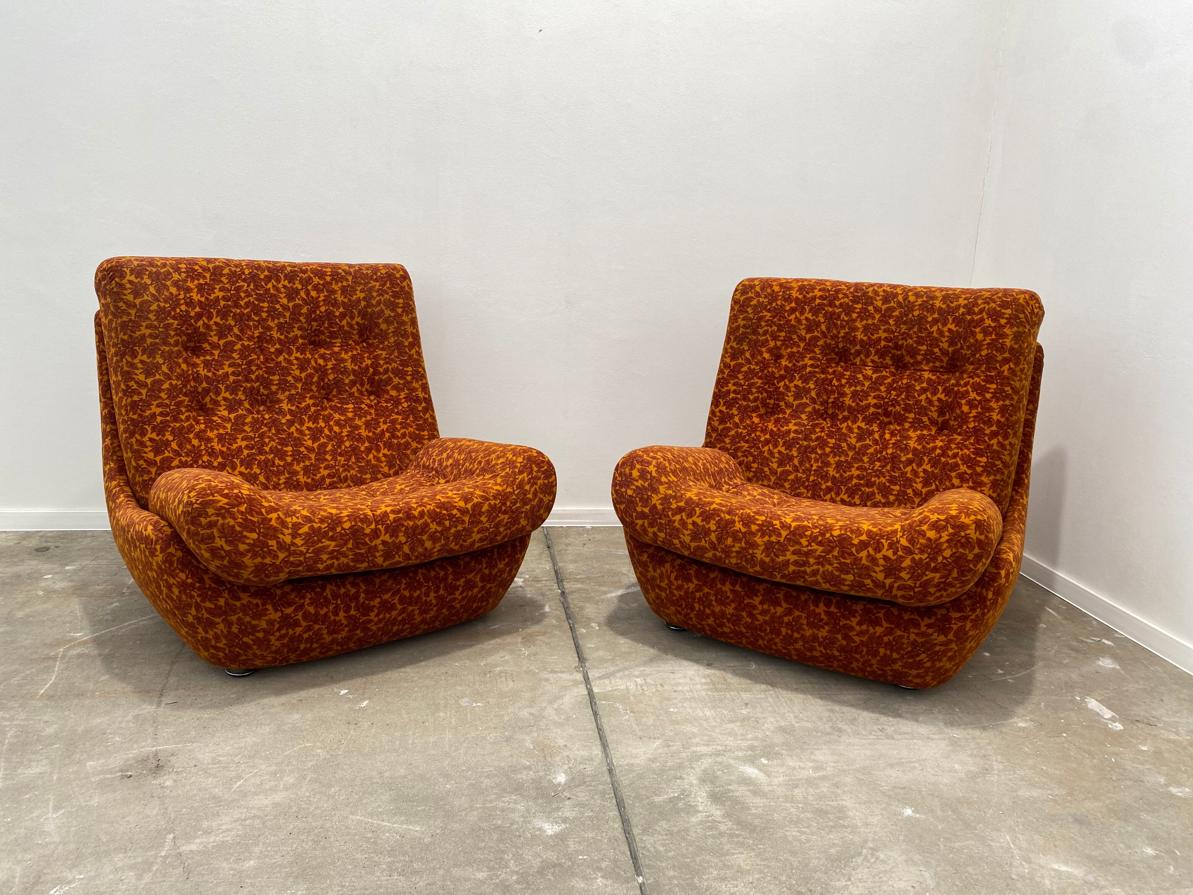 eastern bloc vintage living room set by jitona, czechoslovakia, 1970s