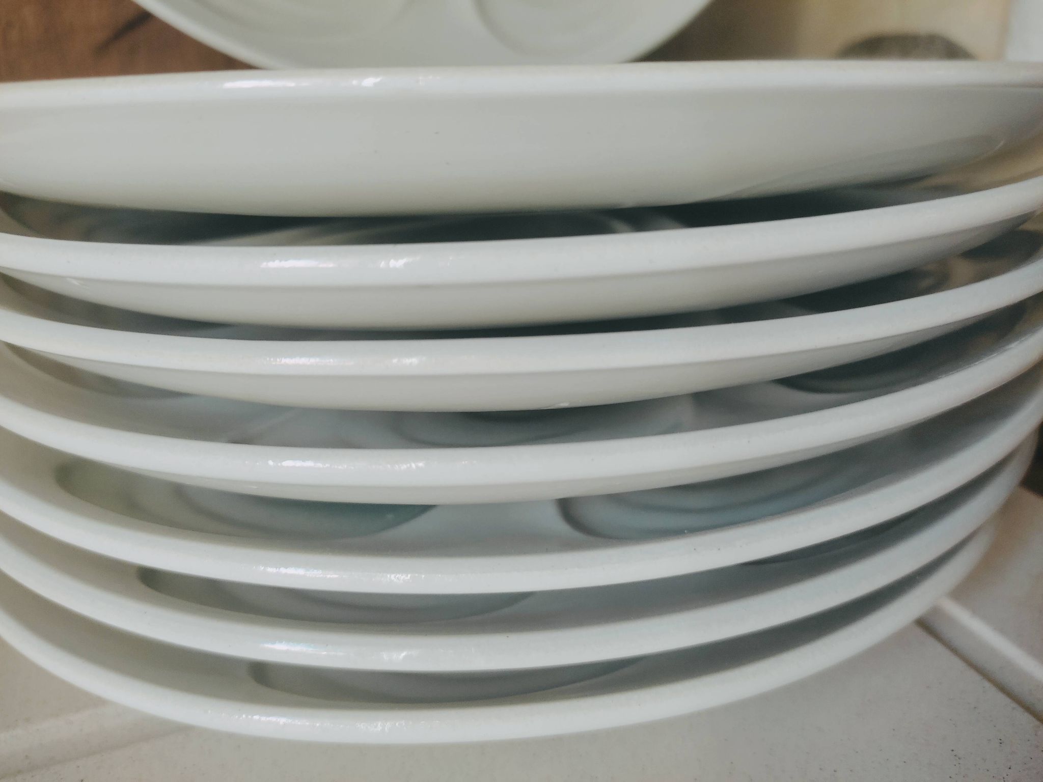 8 oyster plates in slurry by salins