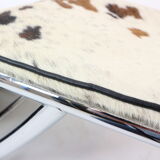 Chair long "LC4" Le Corbusier, Cassina Edition, Ponyskin.