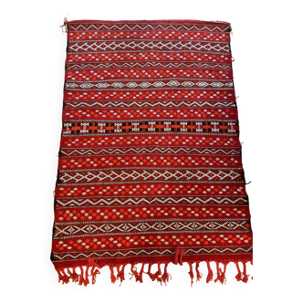 Tapis berbère zemmour laine moyen atlas 132x185