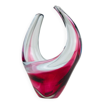 Vase Murano Petit Vintage, Italie, Années 1970