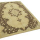 1950s hand-knotted contemporary turkish beige rug 155 cm x 235 cm