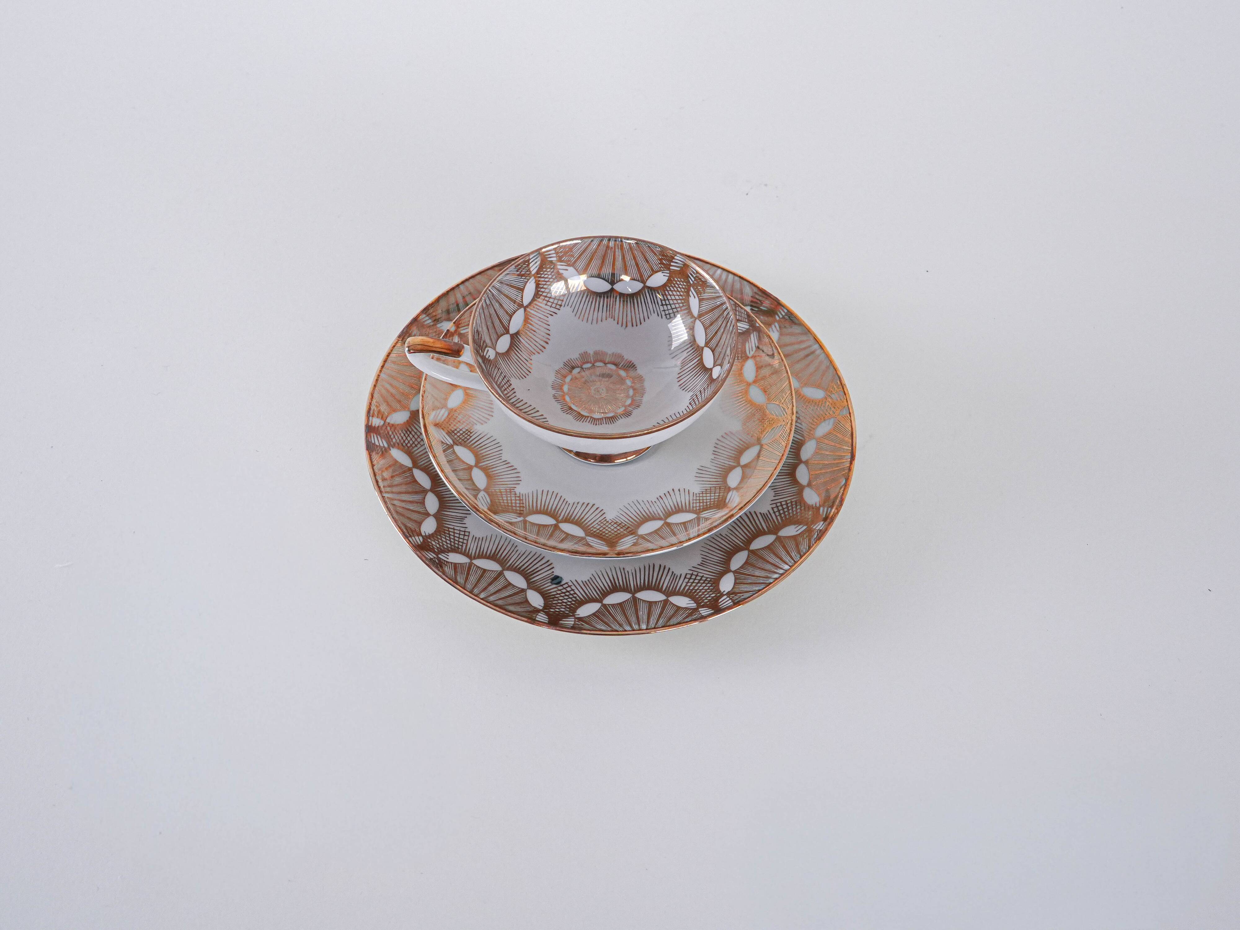 Porcelain cup, German design, 1940s, manufactured Bavaria