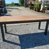 Patinated fir farmhouse table