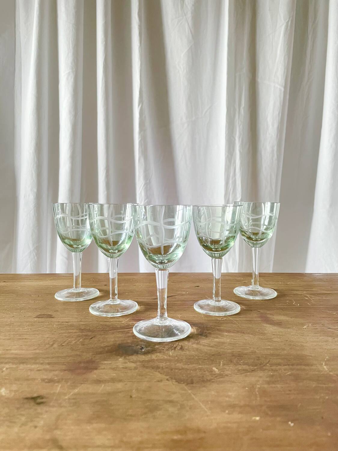 Verres Art déco