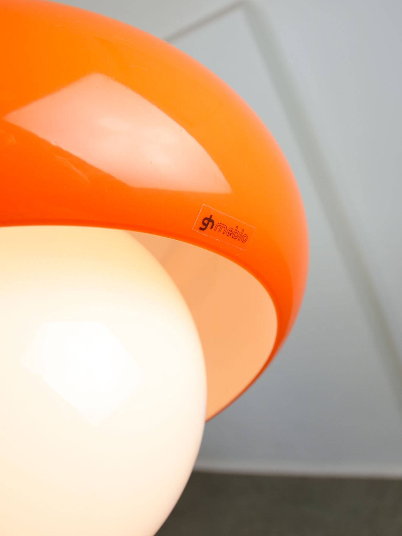 Space Age Model Best Pendant from Guzzini in Orange, 1970s