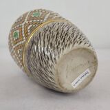 Stoneware vase signed Breugnot
