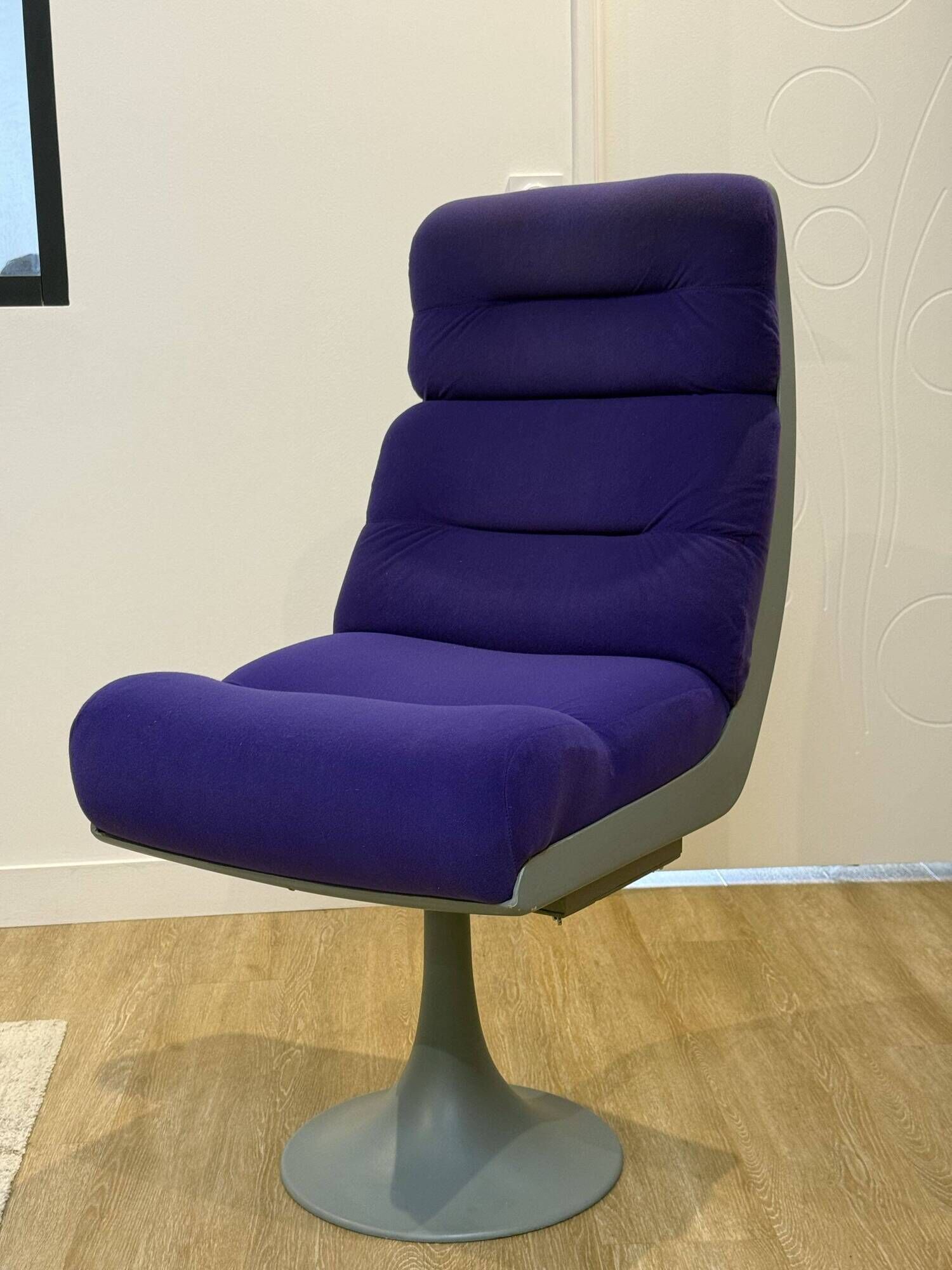 vintage 80s designer armchair