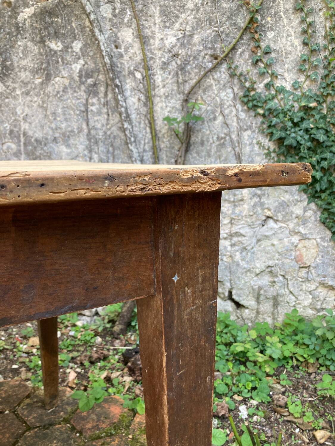 Vintage farmhouse table