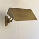 Vintage adjustable wall light, brushed brass, France, 1970