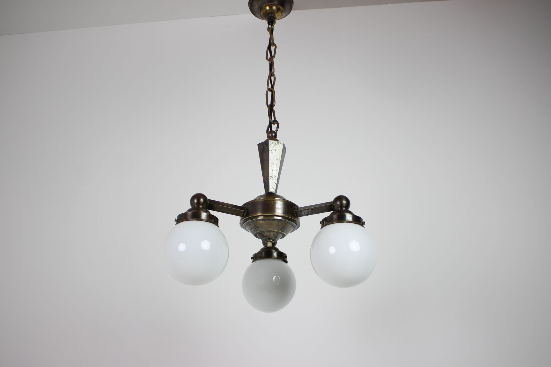 Art Deco chandelier, circa 1920's.