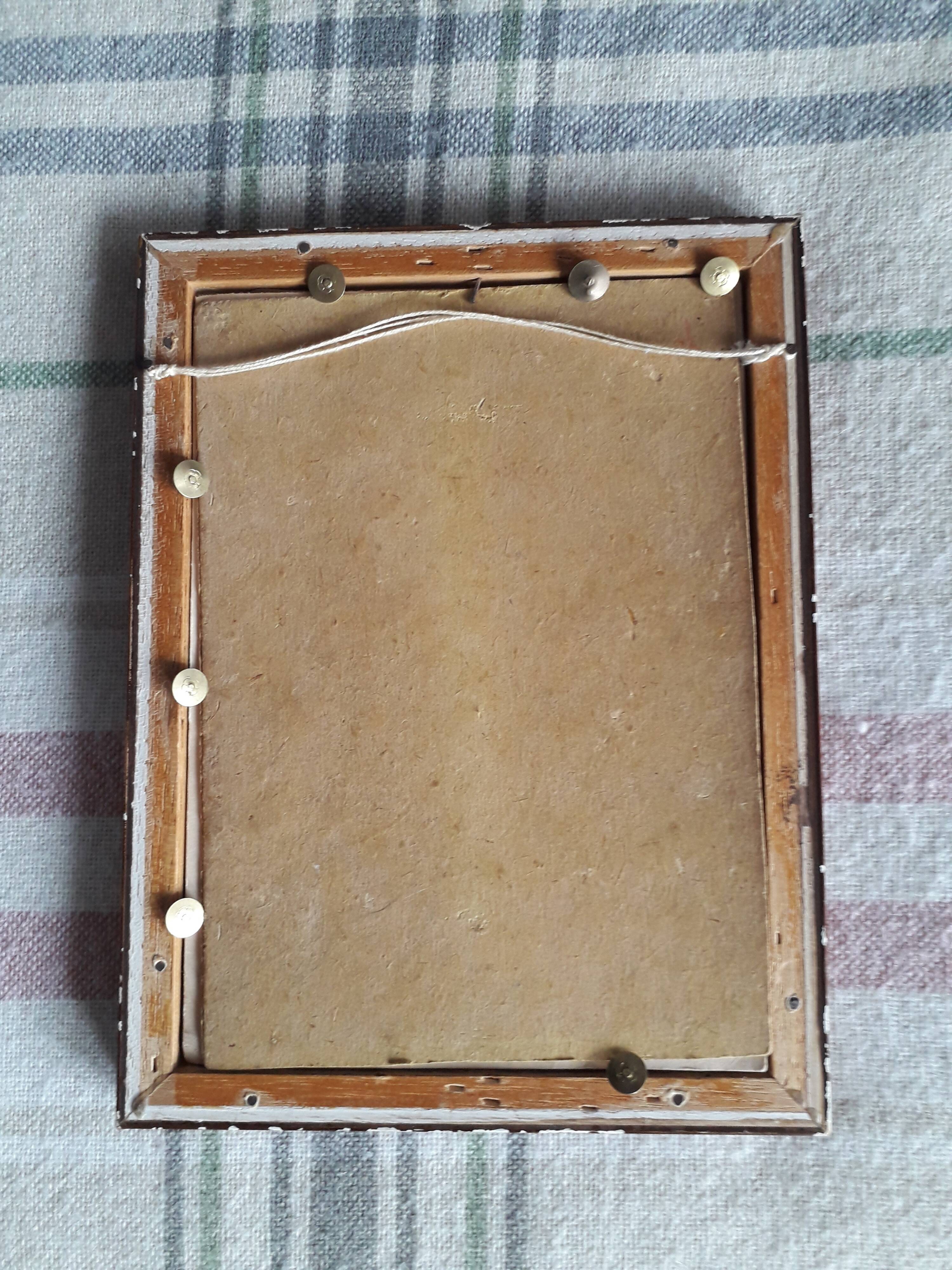 Old painting of Paris signed Franz Herbelot