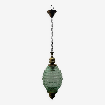 Green Murano Glass Light Pendant