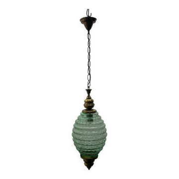 Green Murano Glass Light Pendant