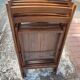 4 folding teak chairs