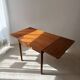 Scandinavian design dining table in solid teak from the 1960s.