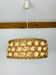 Suspension rotin et feuilles de palme style jungle chic