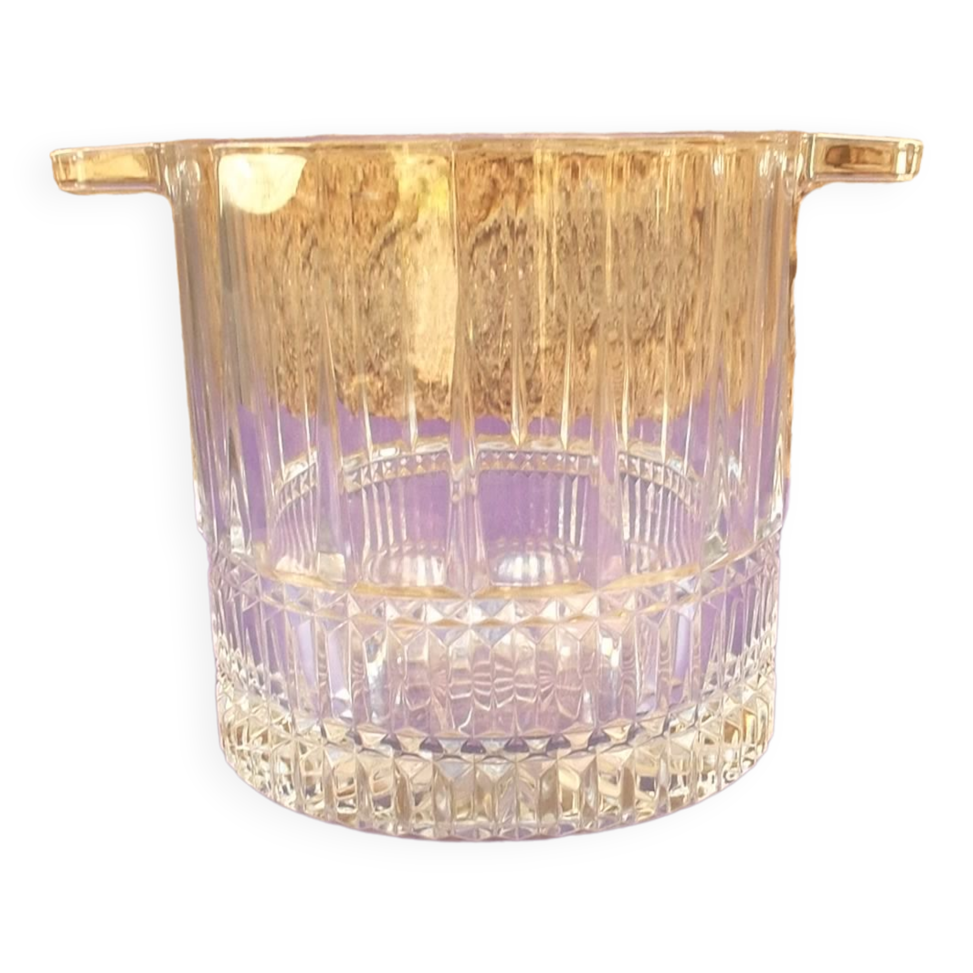 Crystal ice bucket