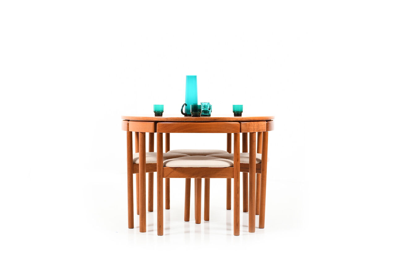 Danish Dinner Set in Teak by A.B.J.
