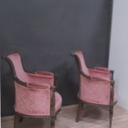 Paire de bergères de style directoire