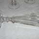 Baccarat 9 flutes a champagne en cristal XIXeme modele d'harcourt