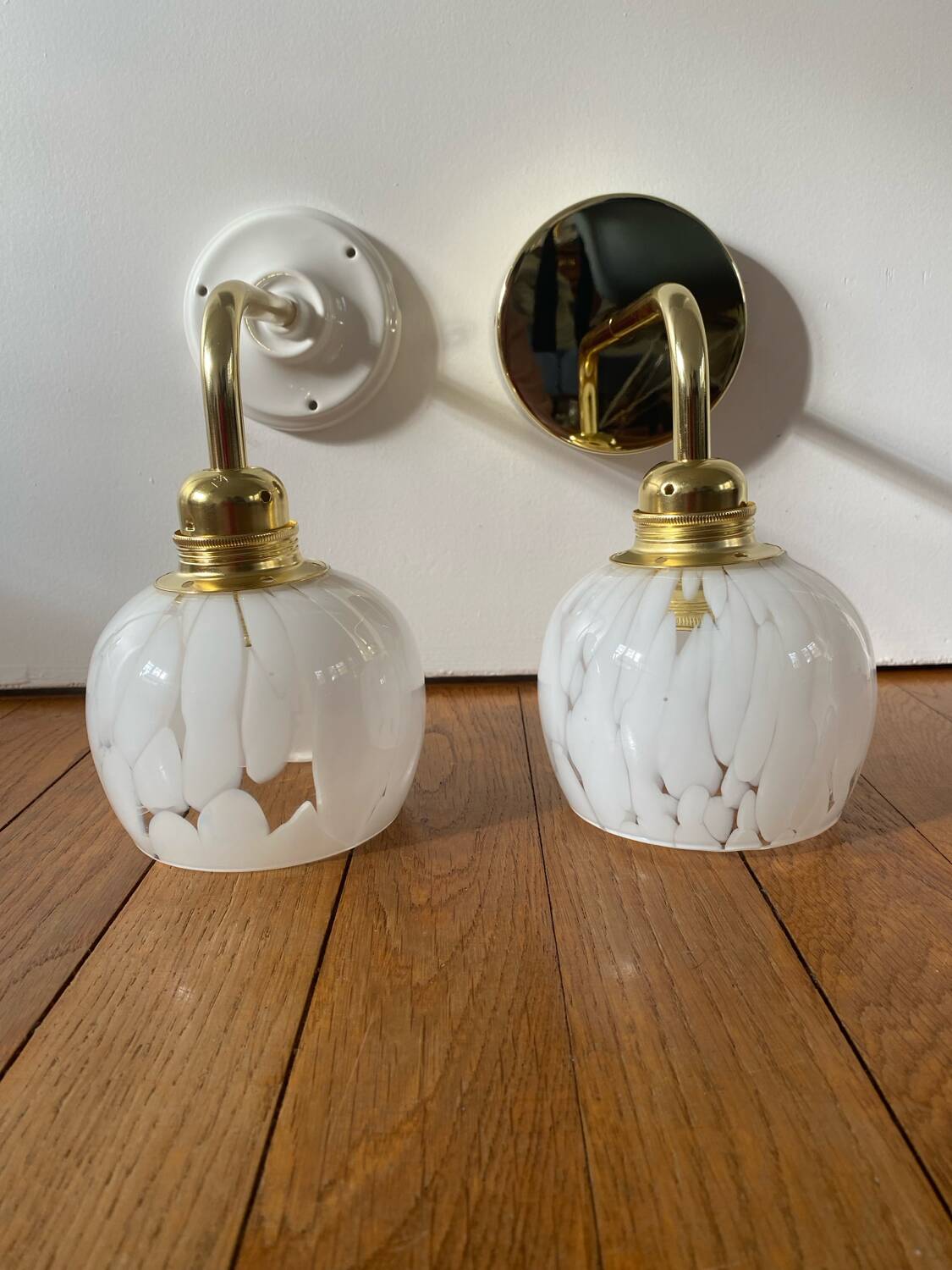 Pair of vintage wall lights