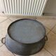Oval zinc basin