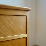 Chest of drawers vintage oak year 1960