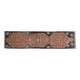 Orange Turkish Vintage Oushak Handmade Wool Rug Runner 76x374
