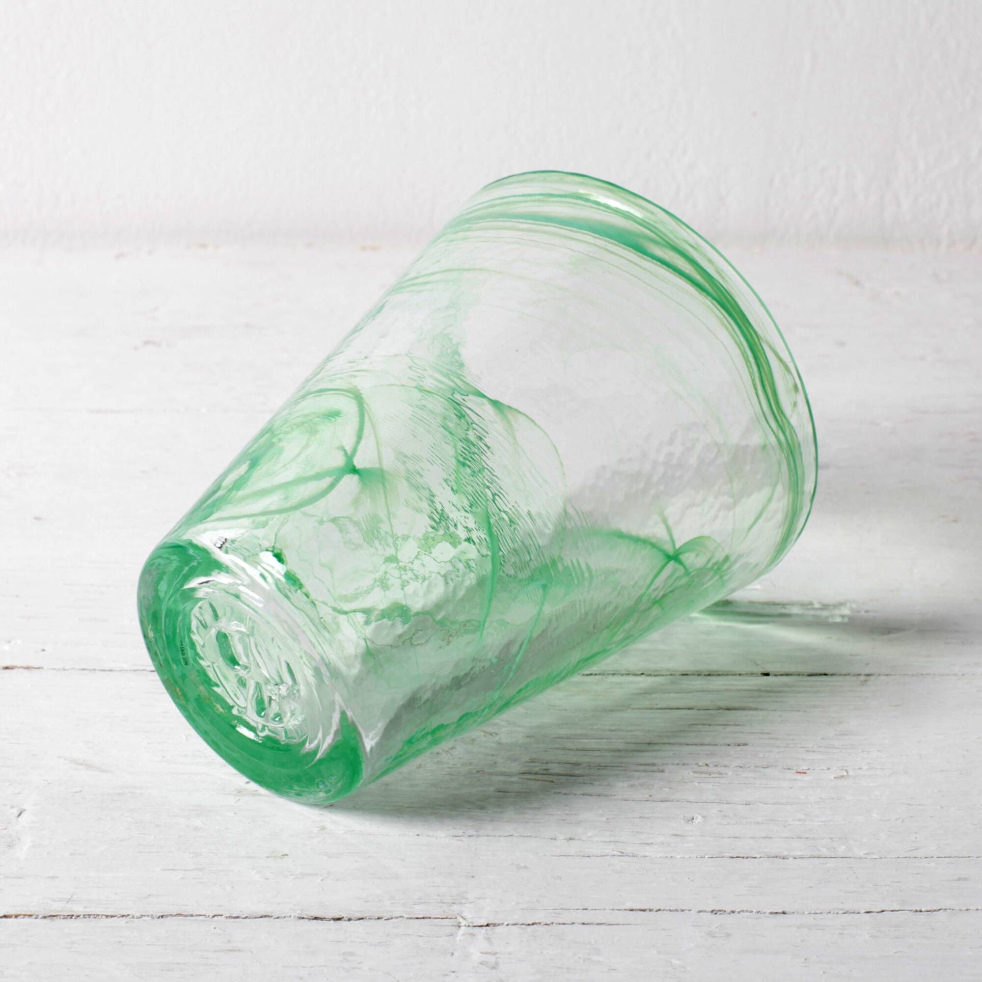Kosta Boda Green Glass 'Mine' by Ulrica Hydman Vallien / Sweden / 2002