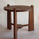 Oak side table, 1950