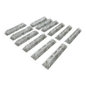 12 Crystal knife holders