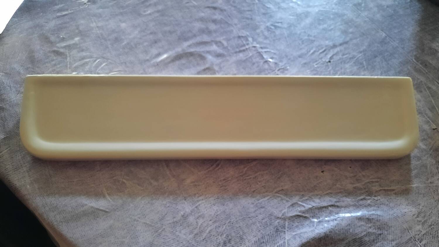 Porcelain bathroom shelf