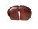 Pair of vintage exotic wood bookends