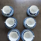 6 Tasses porcelaine de Chine