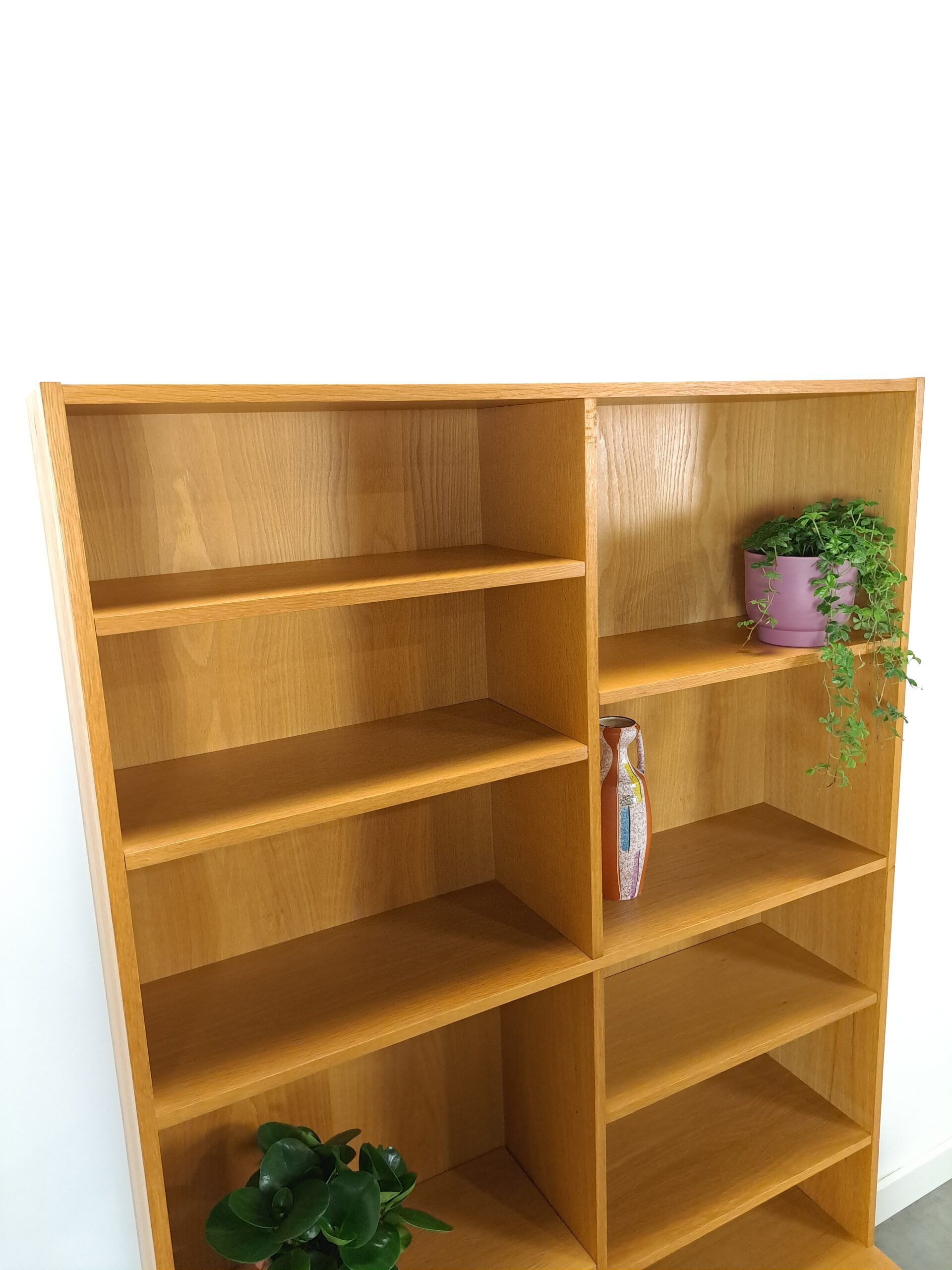 Tall LP bookcase with shelves from Sweden
