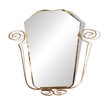 Vintage beveled mirror
