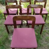 Series of 6 chairs 1970
