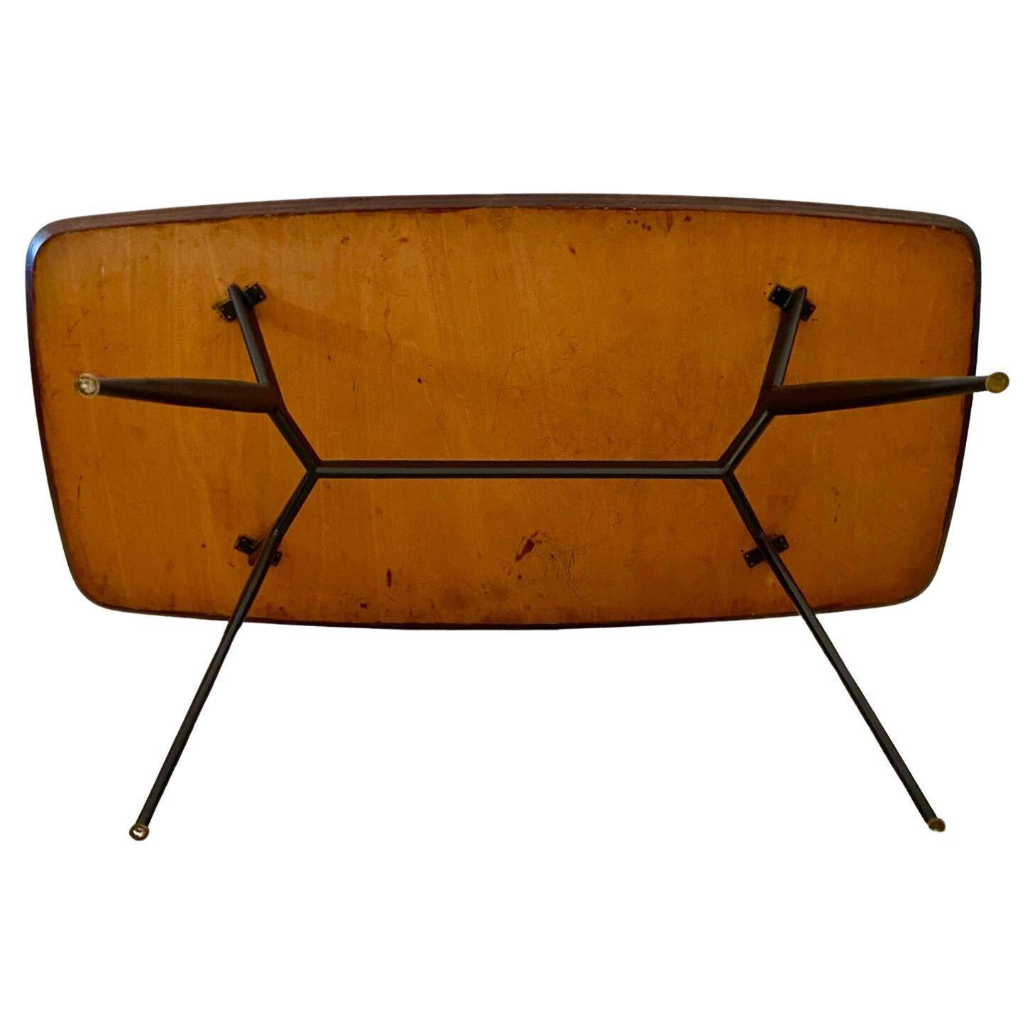 Midcentury modern six seats dining table, Italy 1960 's