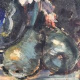 Still life painting signed Auguste Jean Gribouval (19th / 20th century)