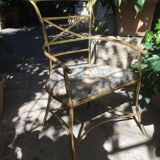 Large office chair circa 1950/60 in Brass