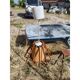 Suspension vintage en rotin