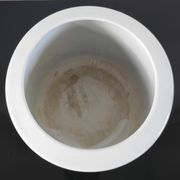 Cache-pot / Vintage porcelain brush pot