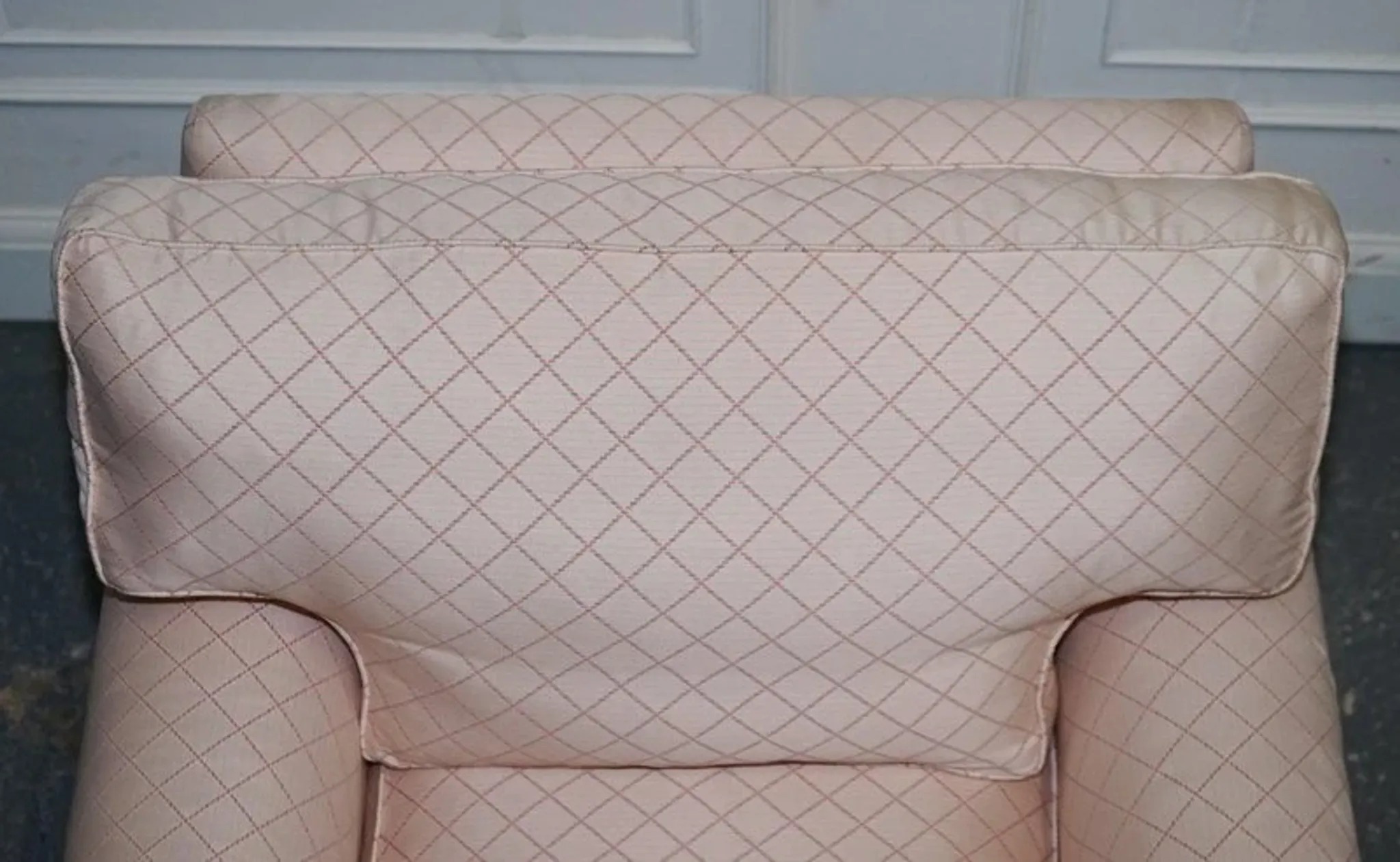Country House Armchair and Ottoman Set, England